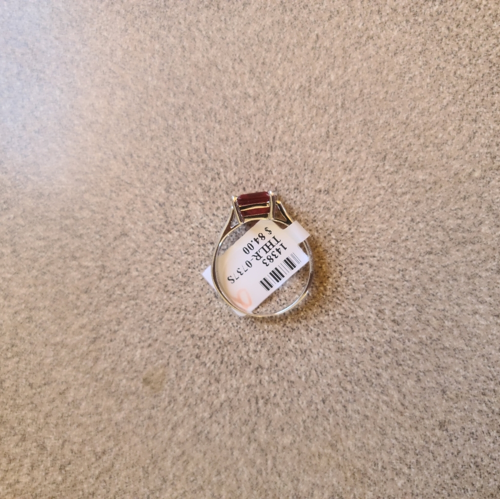 Lab Created Ruby Ring - Picture 3 of 4